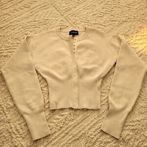 All the Ways Courtney Cardigan Ivory Sweater Top